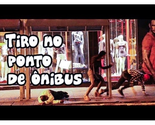 Ελεύθερος σκοπευτής σε στάση λεοφορείου