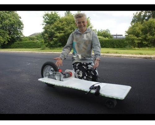 Φτίαξε από απλά υλικά ηλεκτρικό πατίνι